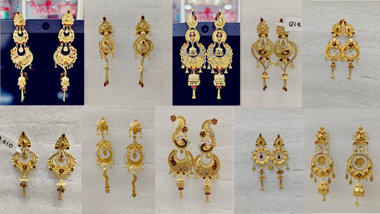 Chandbali Earrings | Gold Earrings Designs